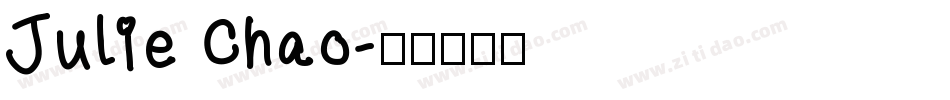 Julie Chao字体转换
